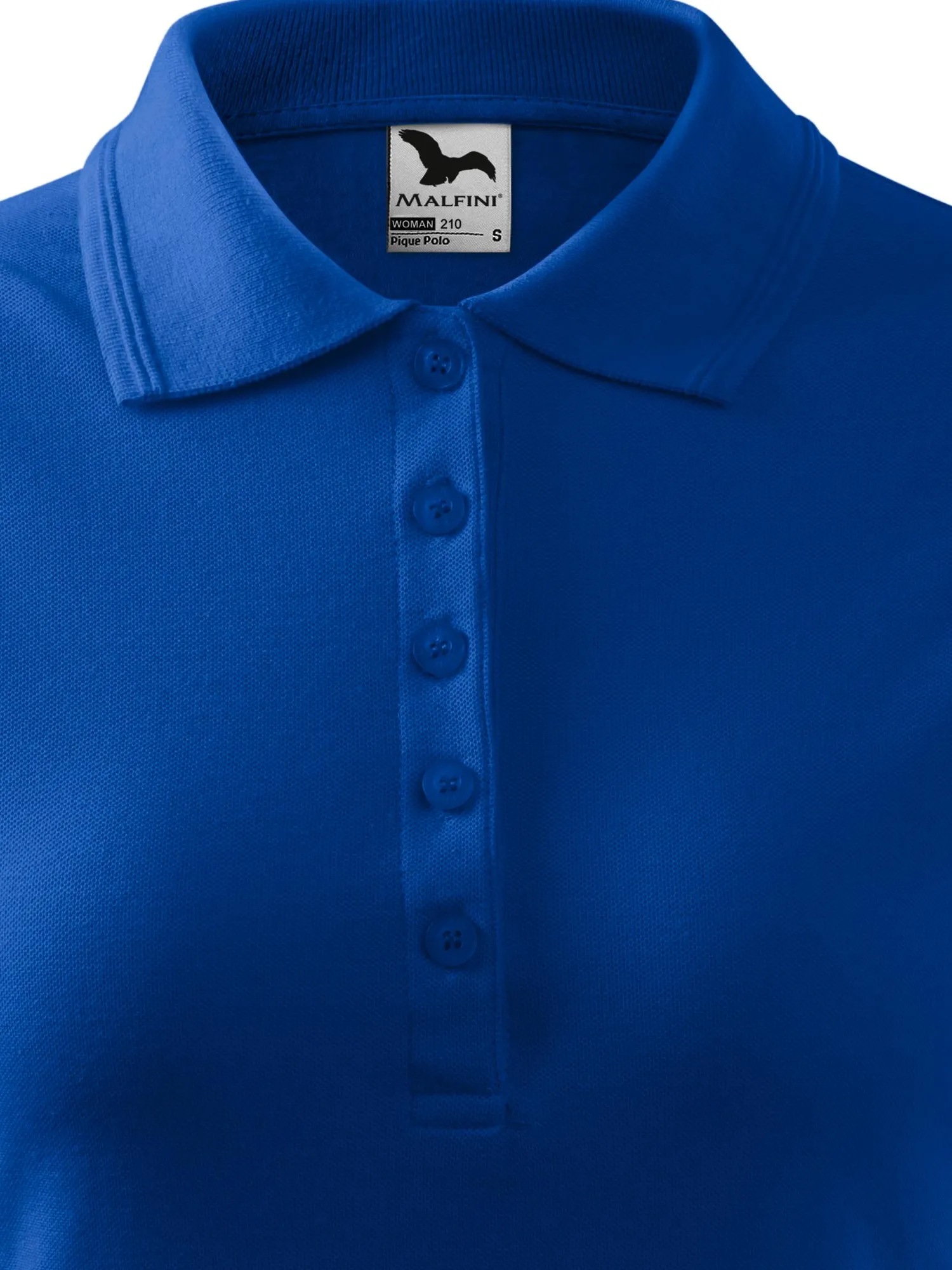 Damska elegancka koszulka polo - Zapięcie na 5 guzików