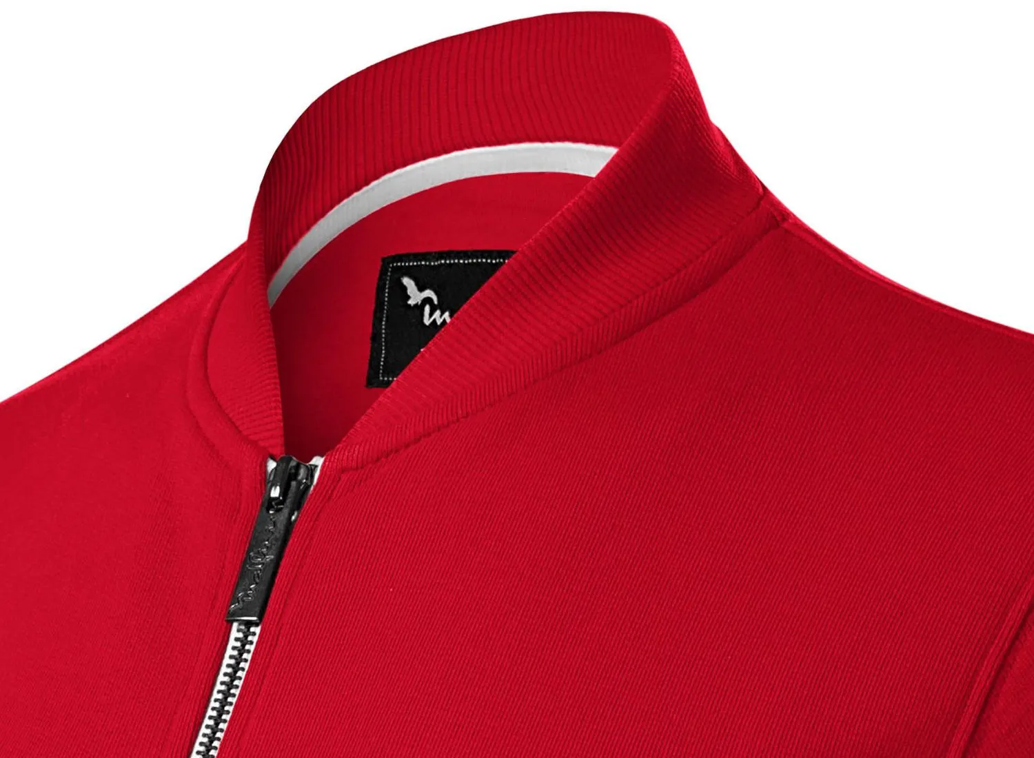 Bluza damska z ukrytymi kieszeniami - Kołnierz typu bomber