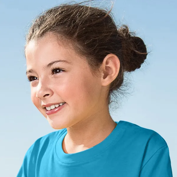 Lekka koszulka dziecięca - Klasyczny okrągły dekolt