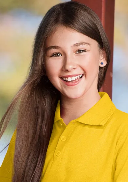 Koszulka polo dla dzieci - Zapięcie na 3 guziki