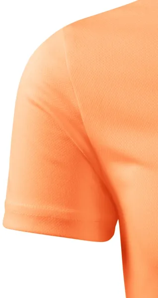 T-shirt z asymetrycznym dekoltem - Klasyczne krótkie rękawy