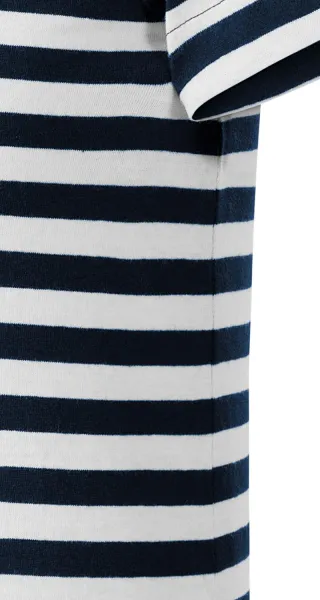 Granatowa koszulka dziecięca - Krój z bocznymi szwami