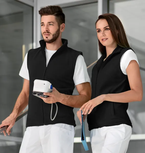 Klasyczna kamizelka polarowa - Kamizelka polarowa unisex - dla kobiet i mężczyzn