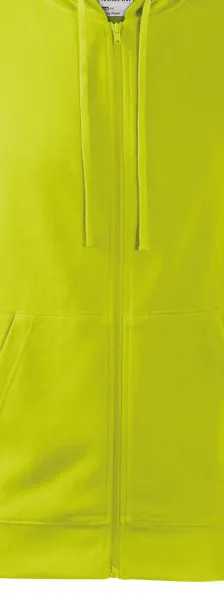 Bluza męska z kapturem - Zamek błyskawiczny w kolorze bluzy