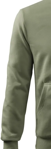 Prosta bluza męska bez kaptura - Klasyczne długie rękawy