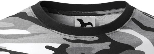 Koszulka w kamuflażu - Klasyczny okrągły dekolt