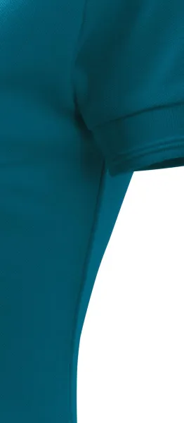 Damska elegancka koszulka polo - Krój z bocznymi szwami