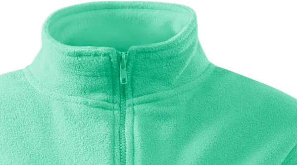 Damska kurtka polarowa - Zapięcie na zamek błyskawiczny aż do brody