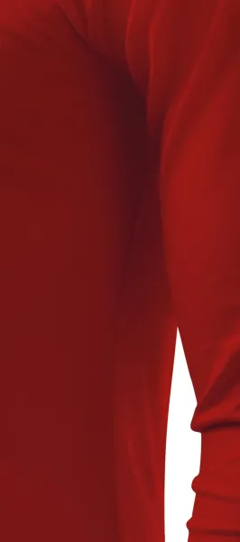 Męska koszulka z długim rękawem - Krój z bocznymi szwami