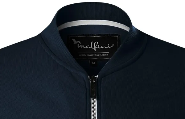 Bluza męska z ukrytymi kieszeniami - Kołnierz typu bomber