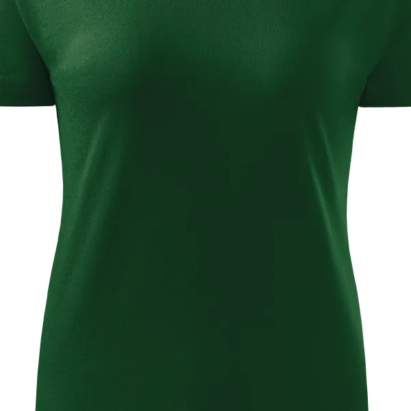 Klasyczna koszulka damska - Łagodnie zwężane cięcie