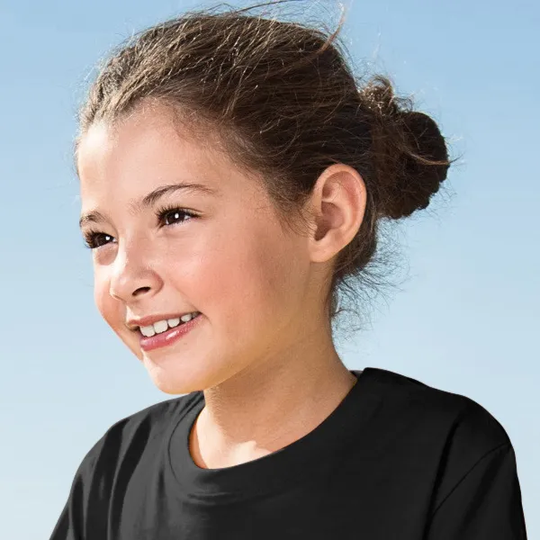 Lekka koszulka dziecięca - Klasyczny okrągły dekolt