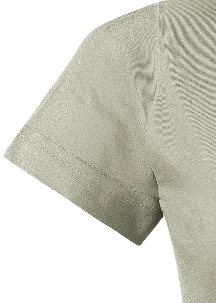 Prosta koszulka damska - Klasyczne krótkie rękawy