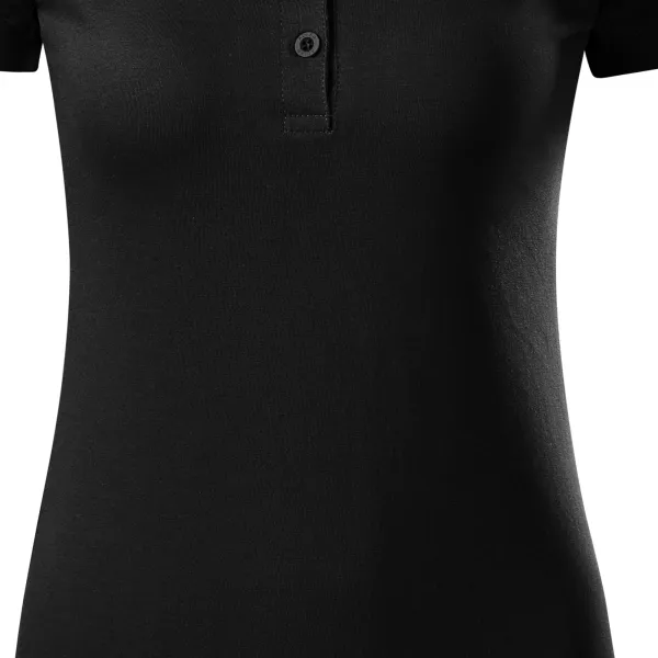 Damska koszulka polo slim fit - Delikatnie zwężane cięcie