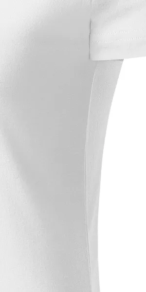 T-shirt damski z bawełny organicznej - Krój z bocznymi szwami