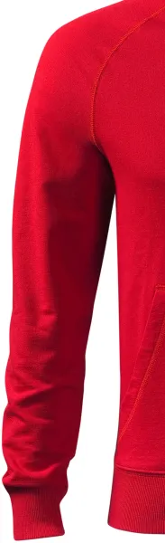 Męska kontrastowa bluza z kapturem - Klasyczne długie rękawy