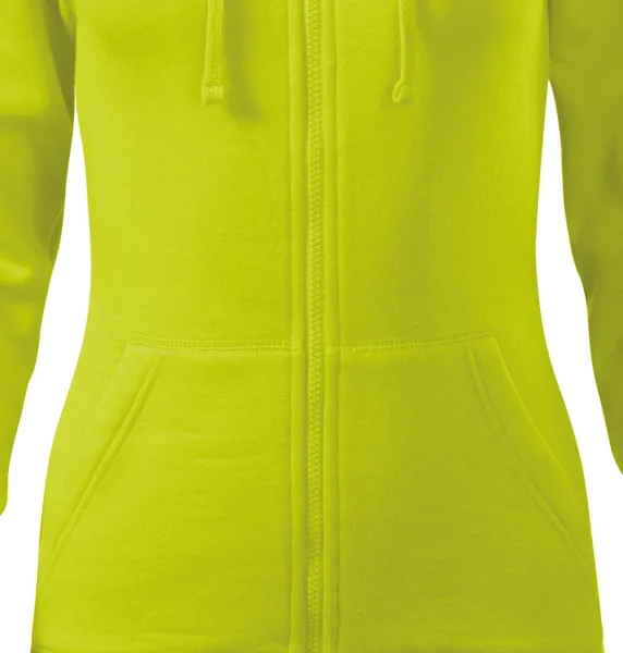 Bluza damska z kapturem - Zwężany krój z bocznymi szwami