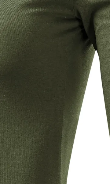 Koszulka damska z długim rękawem - Krój z bocznymi szwami