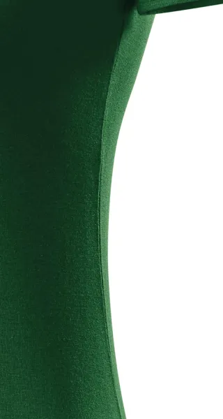 Damska koszulka polo slim fit - Krój z bocznymi szwami