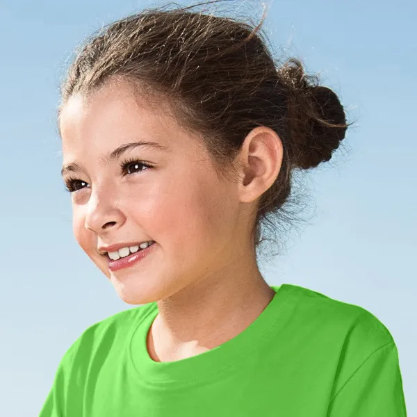 Lekka koszulka dziecięca - Klasyczny okrągły dekolt