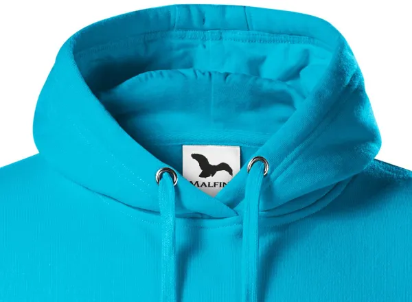 Męska bluza z kapturem bez zamka - Kaptur ze ściągaczami