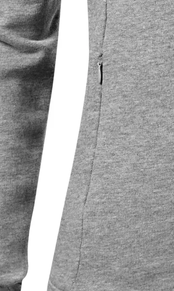 Bluza damska z ukrytymi kieszeniami - Ukryte kieszenie zapinane na zamek