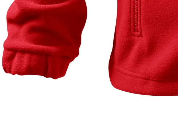 Męska kurtka polarowa - Długie rękawy z elastycznymi mankietami