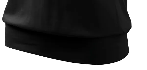 Modna koszulka damska - Szeroki dolny brzeg koszuli