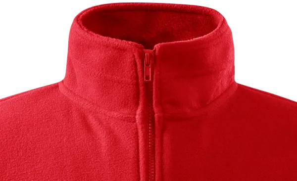 Męska kurtka polarowa - Zapięcie na zamek błyskawiczny aż do brody