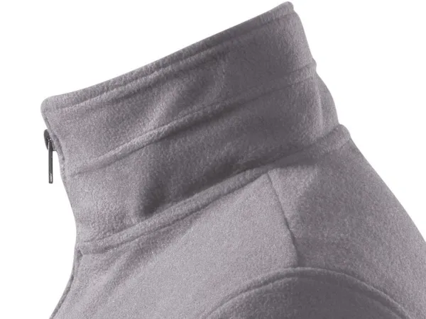 Męska kurtka polarowa - Podwyższony kołnierz chroniący szyję przed zimnem