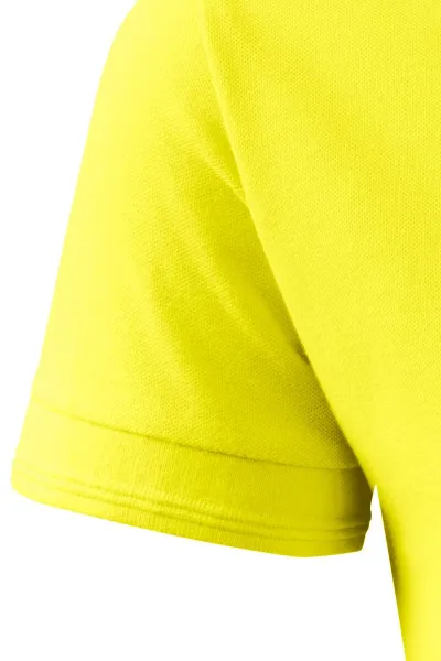 Męska luźna koszulka polo - Klasyczne krótkie rękawy