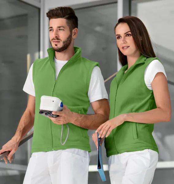 Klasyczna kamizelka polarowa - Kamizelka polarowa unisex - dla kobiet i mężczyzn