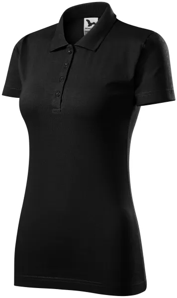 Damska koszulka polo slim fit - Koszulka polo damska bawełniana