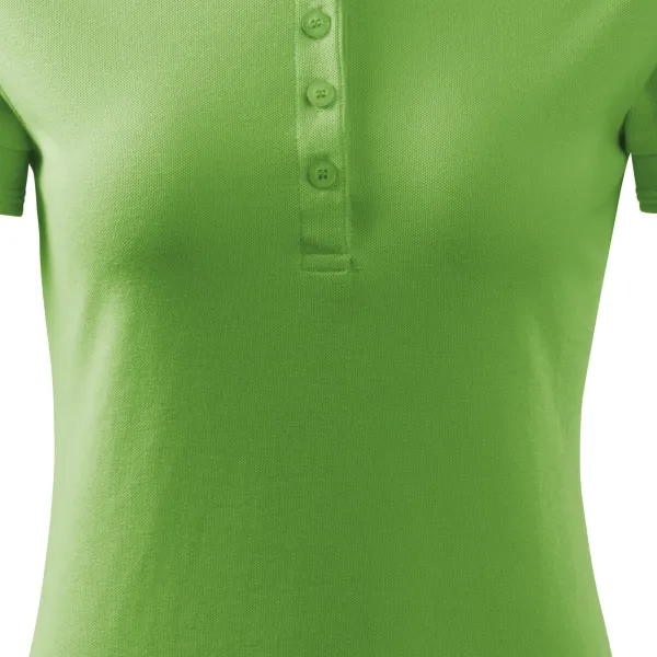 Damska elegancka koszulka polo - Łagodnie zwężane cięcie