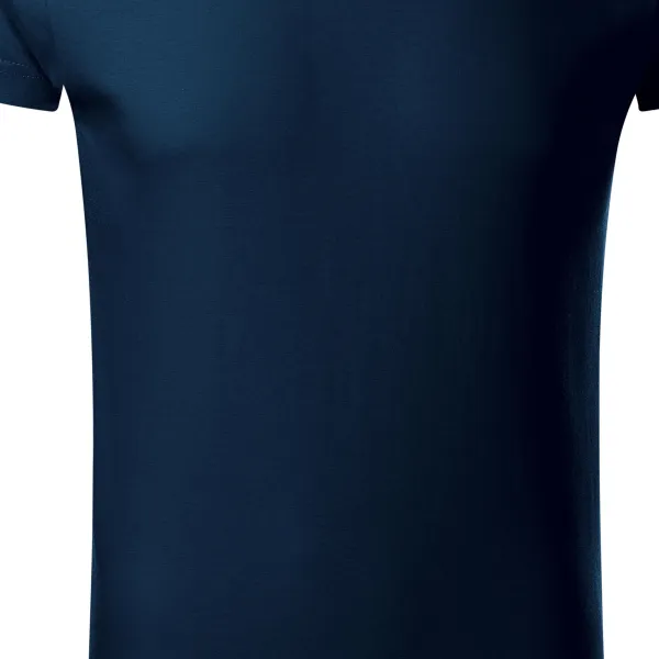 Obcisła koszulka męska - Łagodnie zwężane cięcie