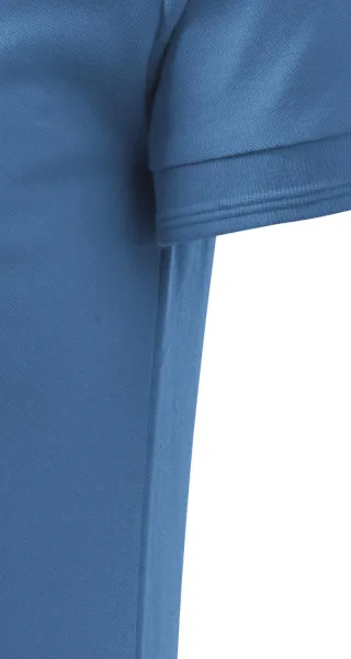 Męska luźna koszulka polo - Krój z bocznymi szwami