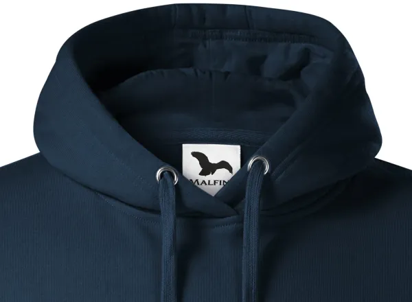 Męska bluza z kapturem bez zamka - Kaptur ze ściągaczami