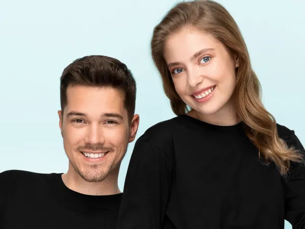 Lekka koszulka z długim rękawem - Klasyczny okrągły dekolt