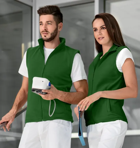 Klasyczna kamizelka polarowa - Kamizelka polarowa unisex - dla kobiet i mężczyzn