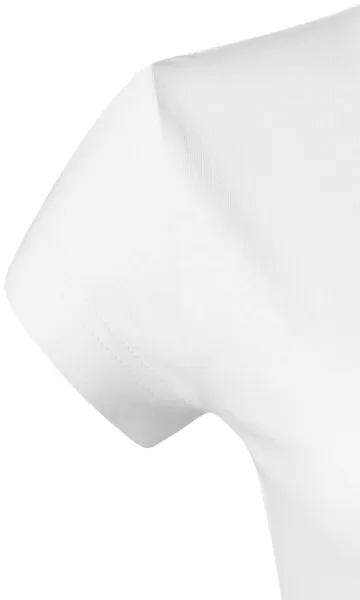 Ekskluzywna koszulka damska - Klasyczne krótkie rękawy