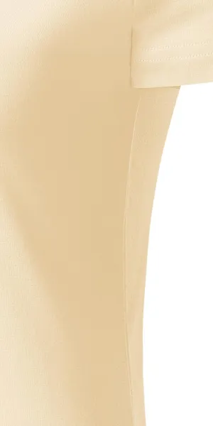 T-shirt damski z bawełny organicznej - Krój z bocznymi szwami