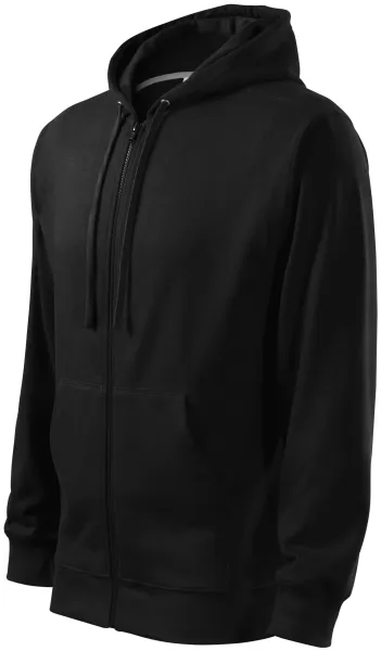 Bluza męska z kapturem - Męska bluza z kapturem zapinana na zamek