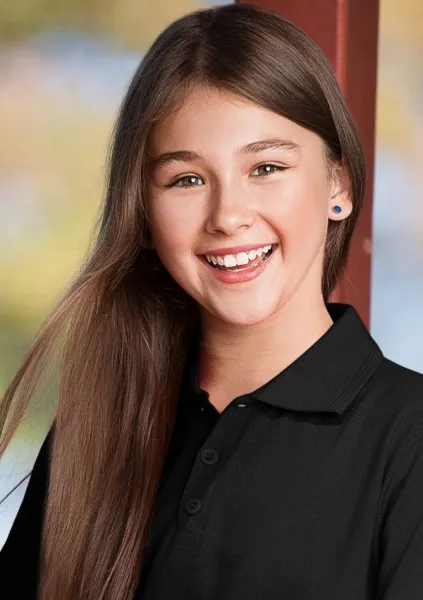 Koszulka polo dla dzieci - Zapięcie na 3 guziki