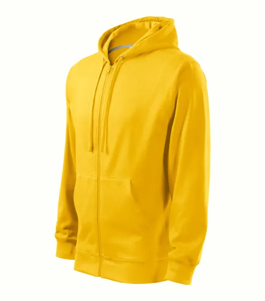 Bluza męska z kapturem - Męska bluza z kapturem zapinana na zamek