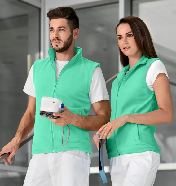 Klasyczna kamizelka polarowa - Kamizelka polarowa unisex - dla kobiet i mężczyzn
