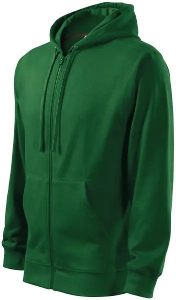 Bluza męska z kapturem - Męska bluza z kapturem zapinana na zamek