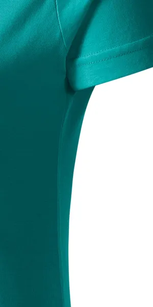 Prosta koszulka damska - Krój z bocznymi szwami