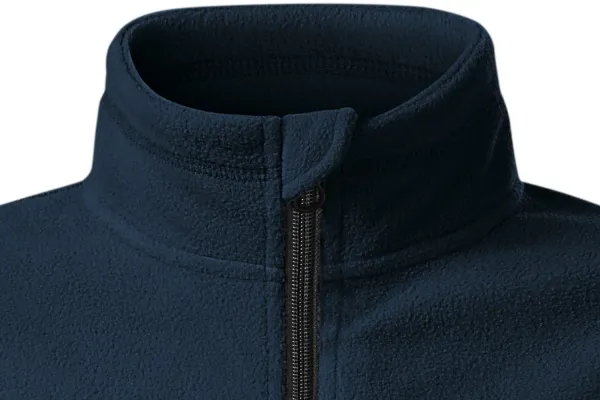 Kontrastowa kurtka z polaru dla dzieci - Zapięcie na zamek błyskawiczny aż do brody