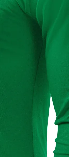 Męska koszulka z długim rękawem - Krój z bocznymi szwami