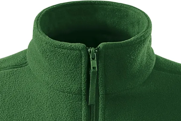 Klasyczna kamizelka polarowa - Zapięcie na zamek błyskawiczny aż do brody